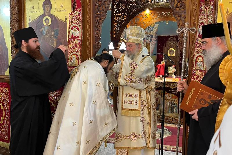 Χειροθεσία Πρωτοπρεσβυτέρου από τον Μητροπολίτη Λεμεσού Αθανάσιο