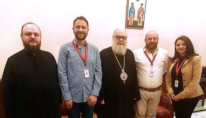 His Beatitude Patriarch John X Receives a Delegation from the Hope Center