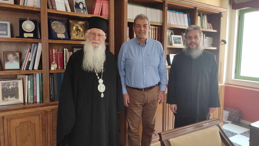Συνάντηση Μητροπολίτη Θηβών με τον Δήμαρχο Ορχομενού