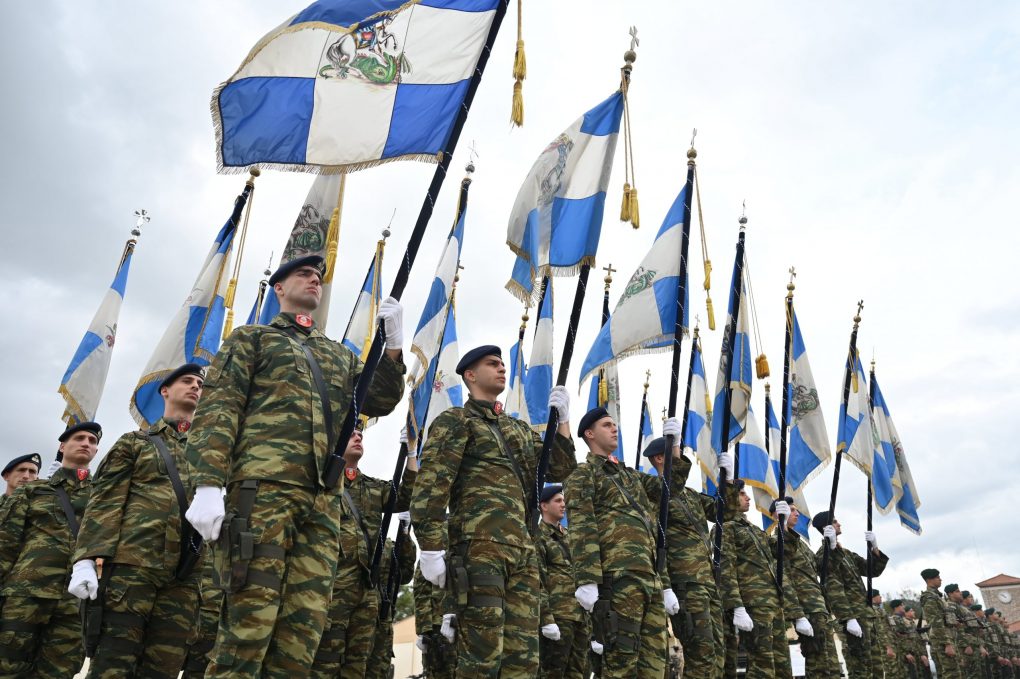 Ο εορτασμός του Προστάτη του Στρατού Ξηράς και του Πεζικού, Αγίου Γεωργίου, στη Σχολή Πεζικού Χαλκίδας