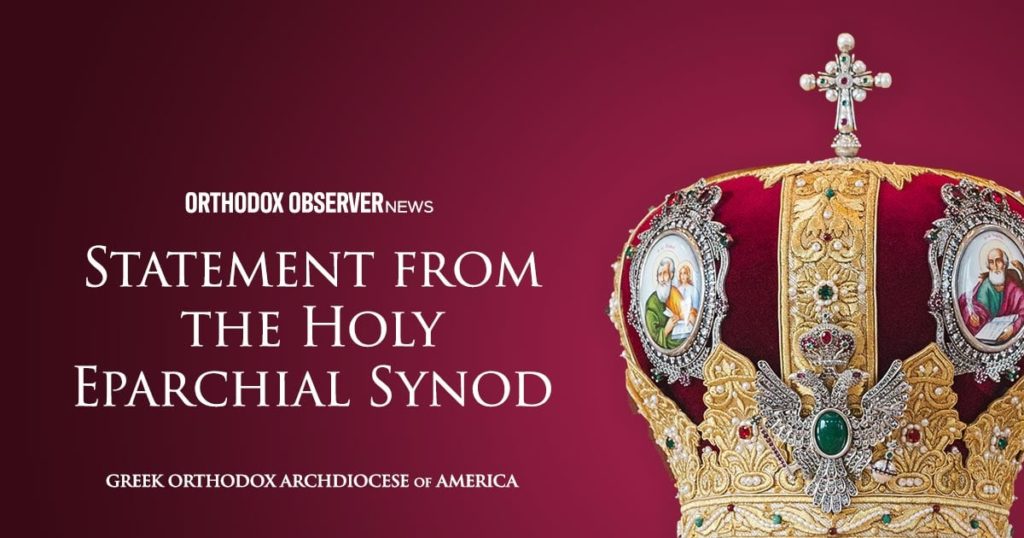Communiqué of the Holy Eparchial Synod