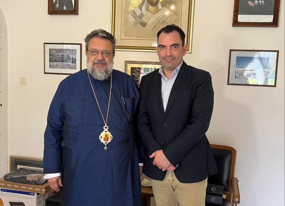 Στον Μητροπολίτη Μεσσηνίας ο υποψήφιος Ευρωβουλευτής Ιωάννης Πάζιος