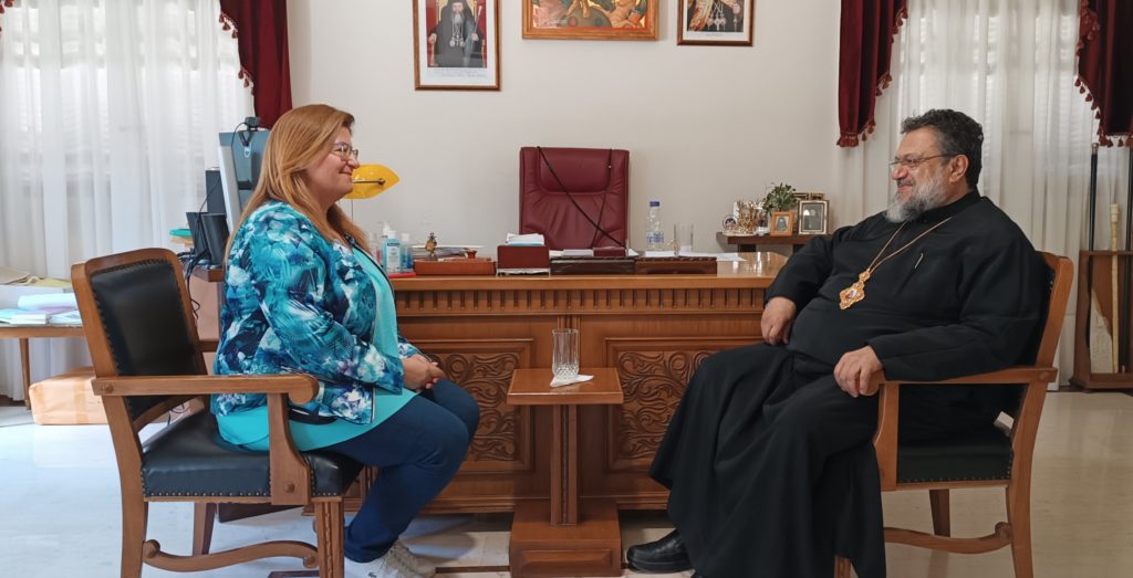 Στον Μητροπολίτη Μεσσηνίας η υποψήφια Ευρωβουλευτής Λυδία-Αντωνία Τρακατέλλη
