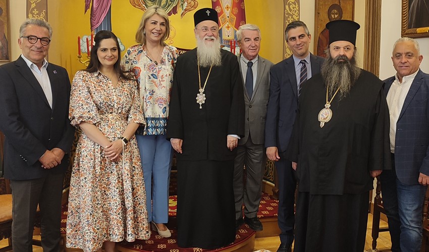 Στον Μητροπολίτη Κορίνθου Διονύσιο κλιμάκιο της Νέας Δημοκρατίας