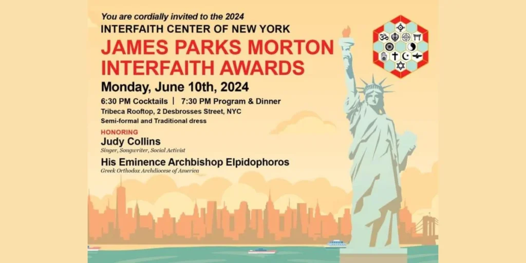 His Eminence Archbishop Elpidophoros of America to Receive the 2024 James Parks Morton Interfaith Award by the Interfaith Center of New York