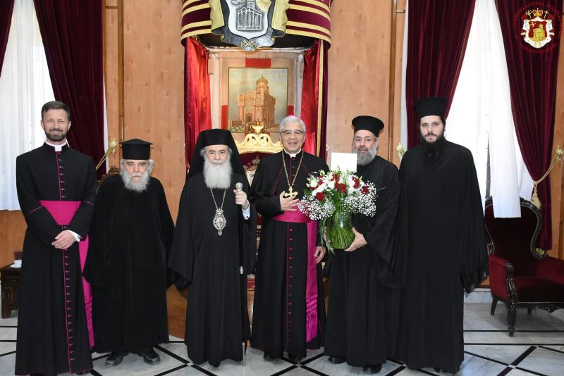 Επισκέψεις στον Πατριάρχη Ιεροσολύμων