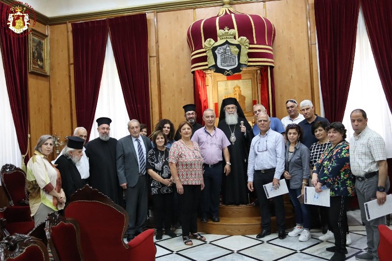 Επισκέψεις στον Πατριάρχη Ιεροσολύμων (ΦΩΤΟ)