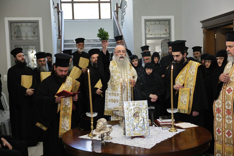 Ιερατική Σύναξη και Αγιασμός των ανακαινισμένων Γραφείων της Ιεράς Μητροπόλεως Δράμας