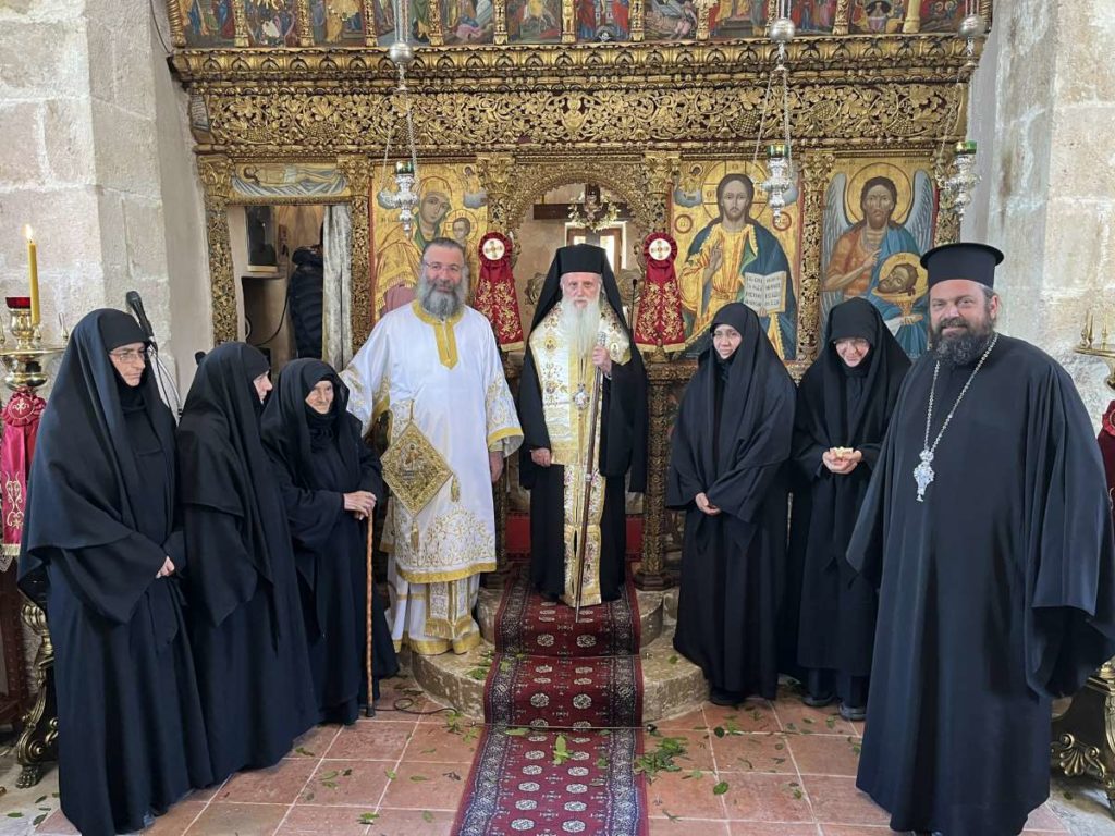 Ο Μητροπολίτης Πρόδρομος στην ιστορική Ιερά Μονή Ασωμάτων Αμαρίου Ρεθύμνης