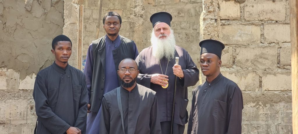 Ο Μητροπολίτης Κινσάσας στον υπό ανέγερση Ιερό Ναό Αγίου Γερασίμου του Υμνογράφου στο Κέγκε