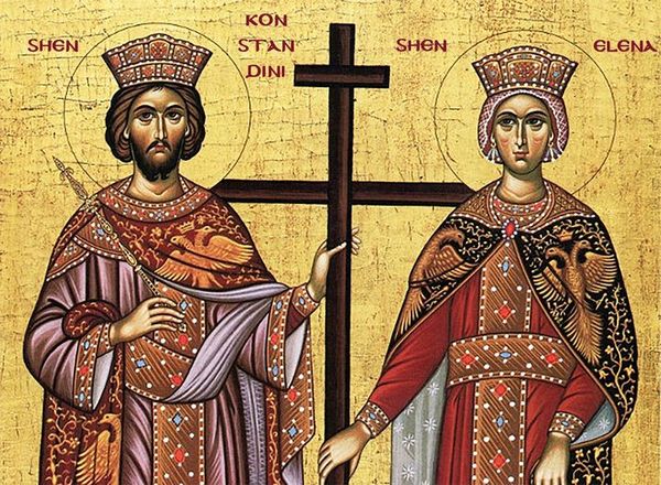 Konstandini dhe Elena, mbretër. Konstandin Rusi e të bijtë. Oshënar Hospiti. Oshënar dëshmor Pahomi i Ri