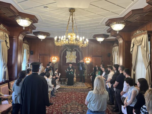 Επίσκεψη του Κατηχητικού έργου της Ιεράς Μητρόπολης Δέρκων στον Οικουμενικό Πατριάρχη