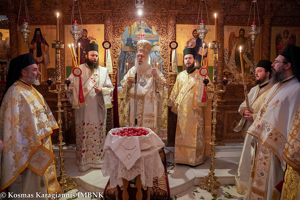 Ο Εσπερινός της Αγάπης στην Iερά Mονή Τιμίου Προδρόμου Ναούσης