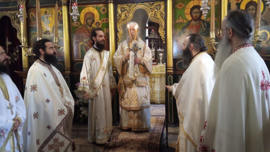 Κυριακή των Μυροφόρων στην Ιερά Μονή Μεταμορφώσεως του Σωτήρος Κύμης
