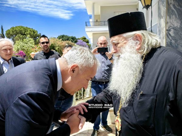 Ο Υπουργός Επικρατείας Μάκης Βορίδης επισκέφθηκε τον Μητροπολίτη Αργολίδος (ΒΙΝΤΕΟ)