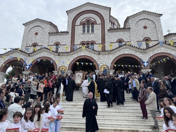 Η Εορτή της Σύναξης της Ιεράς Εικόνος της Παναγίας Φανερωμένης στην Νέα Μηχανιώνα