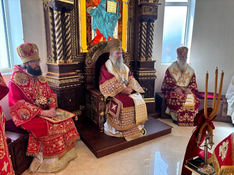 Η Ιερά Μητρόπολη Λεμεσού για τον εγκαινιασμό του Ι. Ναού Αγίου Νικολάου Ρωσόφωνων και το συλλείτουργο με τον Βολοκολάμσκ Αντώνιο