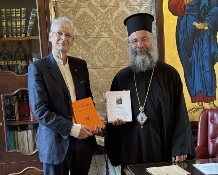 Τον Μητροπολίτη Ρεθύμνης επισκέφθηκε ο αντιδήμαρχος Πολιτισμού Μανος Τσάκωνας