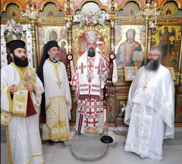 Η εορτή της Αγίας Θεοδοσίας στην Σαντορίνη