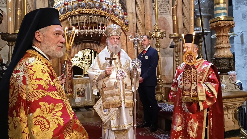 Η Κυριακή του Θωμά στον Πανίερο Ναό της Αναστάσεως (ΒΙΝΤΕΟ)