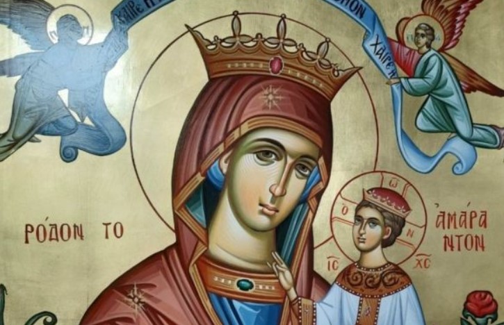 Η πανήγυρη της Συνάξεως της Ιεράς Εικόνος αντιγράφου Παναγίας «Ρόδον το Αμάραντον» στο Μικρό Κεφαλόβρυσο Τρικάλων