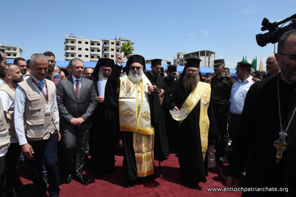 Πατριάρχης Αντιοχείας: “Το όνειρο γίνεται πραγματικότητα στη Τζαμπλέ. Ελπίζουμε στην αρμονική συμβίωση Χριστιανών και Μουσουλμάνων”