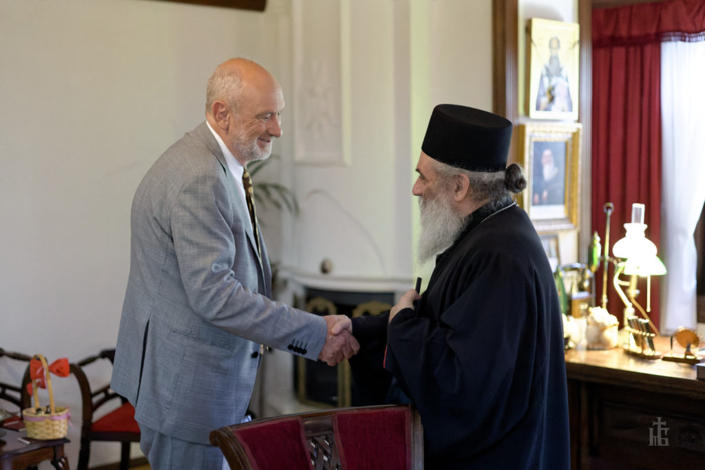 Στην Ιερά Μονή Τιμίου Προδρόμου Μπίγκορσκι ο Πρέσβης της Αντιπροσωπείας της ΕΕ στα Σκόπια