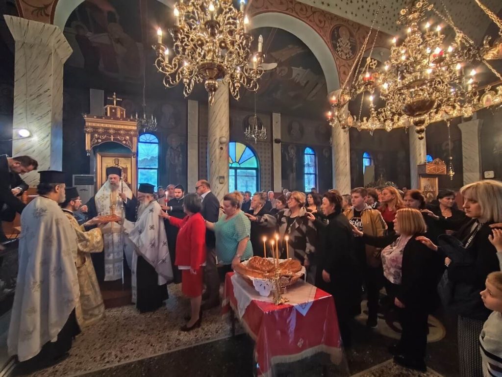 Αρχιερατικός Εσπερινός στον Ιερό Ναό Αγίου Αχιλλίου Αμπελικού