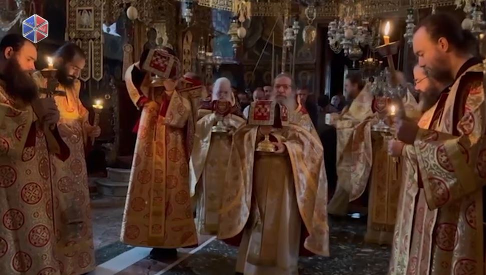 Η εορτή της Παναγίας Ελαιοβρύτισσας στην Ι.Μ.Μ. Βατοπαιδίου (ΒΙΝΤΕΟ)