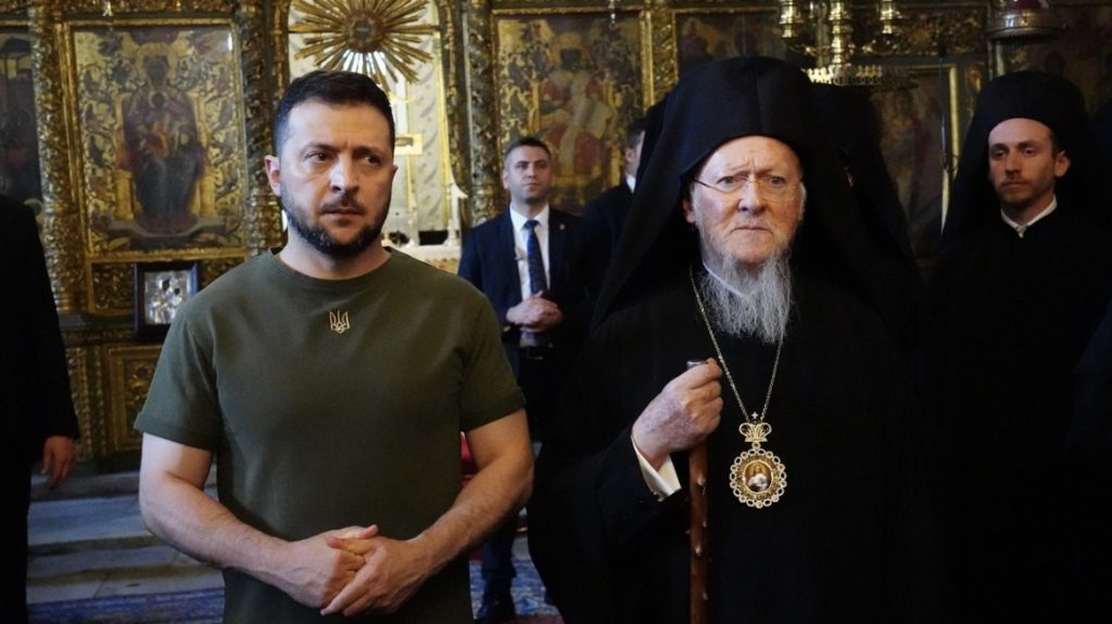 Τηλεφωνική επικοινωνία Οικουμενικού Πατριάρχη με τον Βολοντίμιρ Ζελένσκι