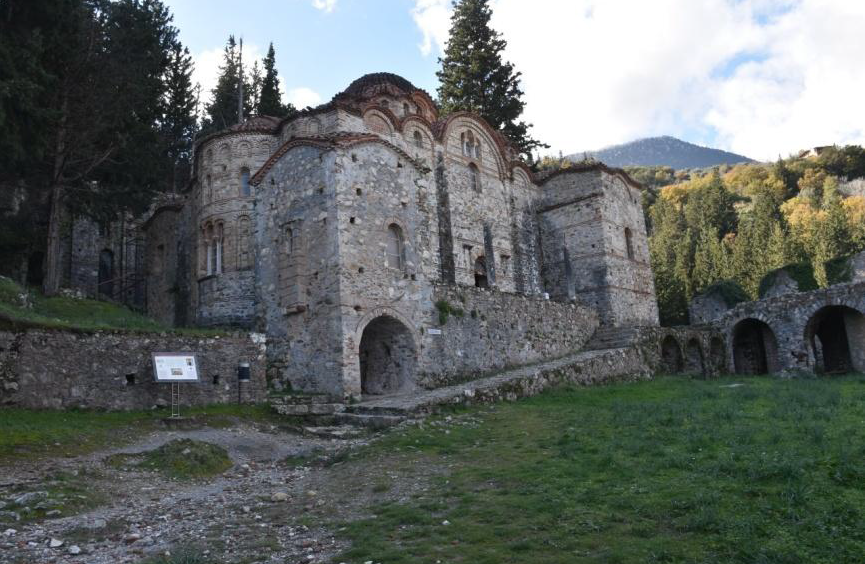 Προχωρούν οι εργασίες συντήρησης του Ναού της Οδηγήτριας στον Μυστρά