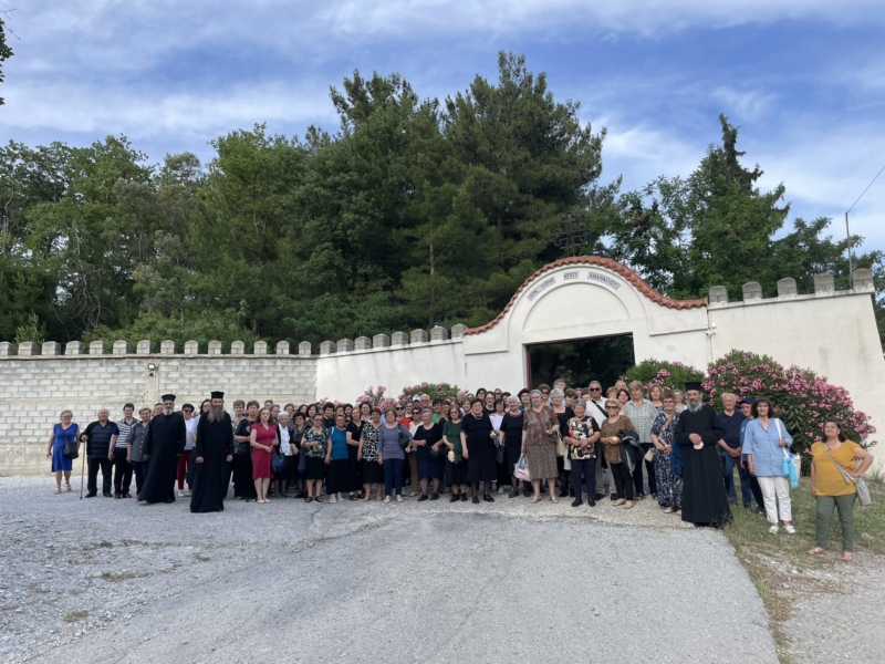 Επίσκεψη προσκυνητών από την Ιερά Μητρόπολη Γρεβενών σε μοναστήρια της Πιερίας