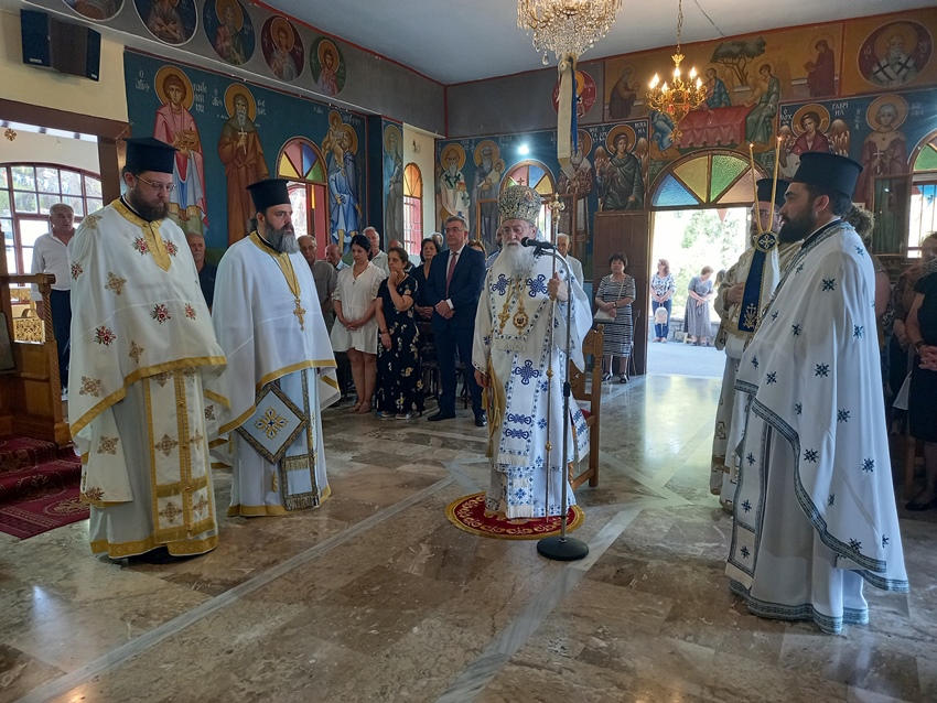 Αρχιερατική Θεία Λειτουργία στα Εξαμίλια για την εορτή της Αναλήψεως