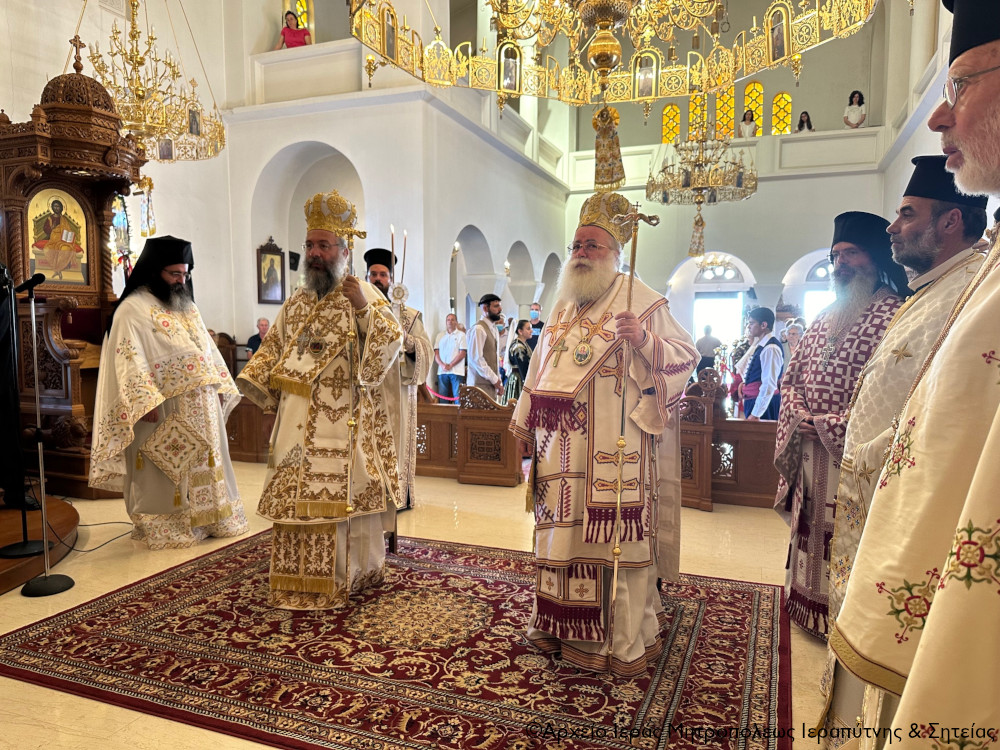 Η πανήγυρη του Ιερού Καθεδρικού Ναού Αγίας Φωτεινής στην Ιεράπετρα