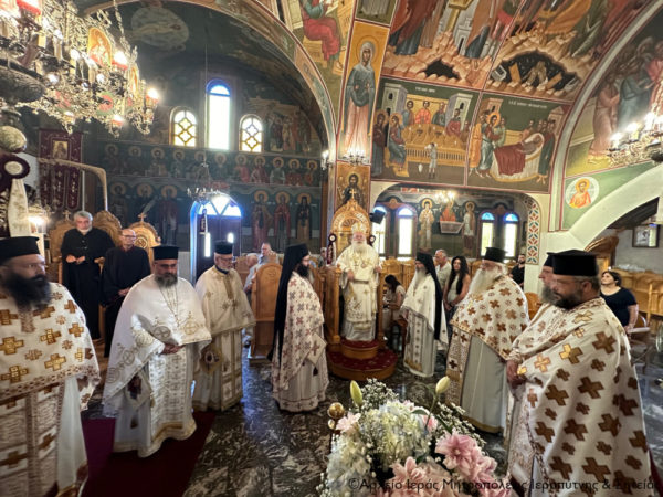 Ο Μητροπολίτης Κύριλλος στην πανήγυρη του Ιερού Ναού Παναγίας της Ελεούσας Ιεράπετρας
