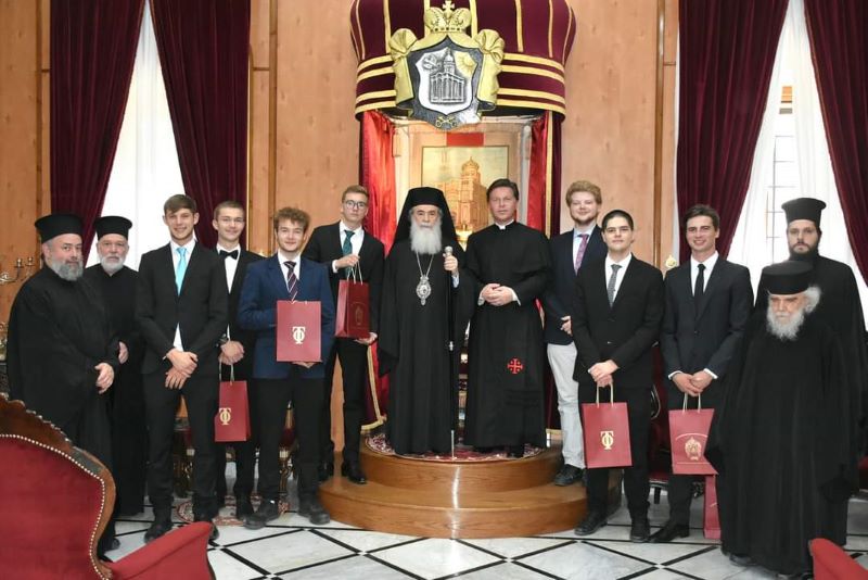 Επισκέψεις στον Πατριάρχη Ιεροσολύμων (ΦΩΤΟ)