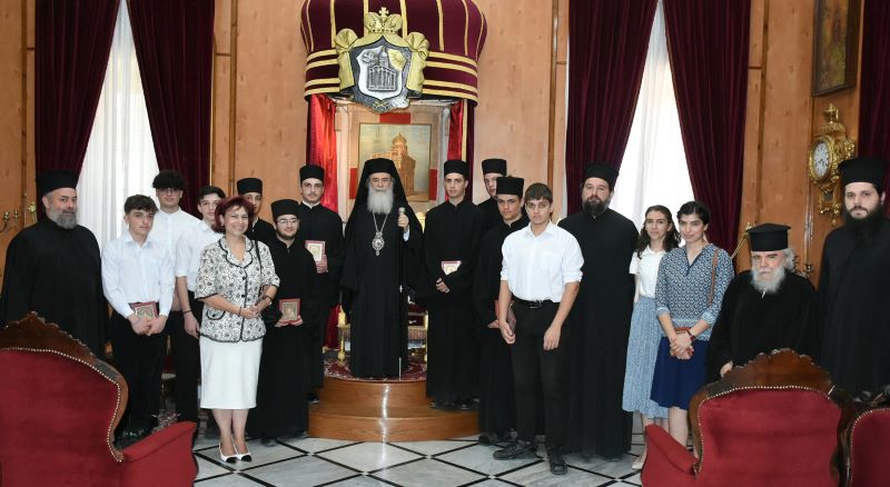Επισκέψεις στον Πατριάρχη Ιεροσολύμων (ΦΩΤΟ)