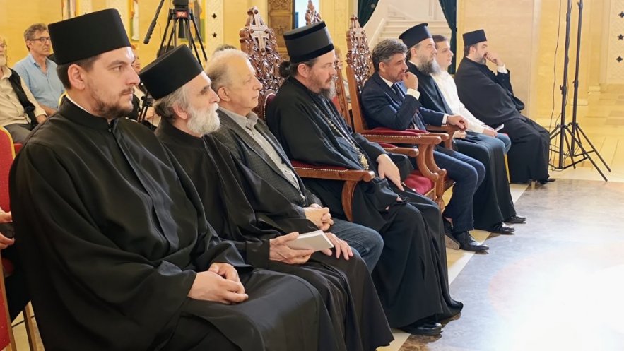 Епископ Доситеј на промоцији књиге проф. др Јаниса Х. Тарнанидиса “Мој Синај” (ФОТО)