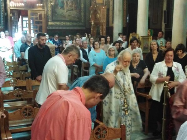 Ευλαβικός αίνος για την Κυριακή της Πεντηκοστής, στην Παναγία Χρυσοσπηλιώτισσα Αθηνών!