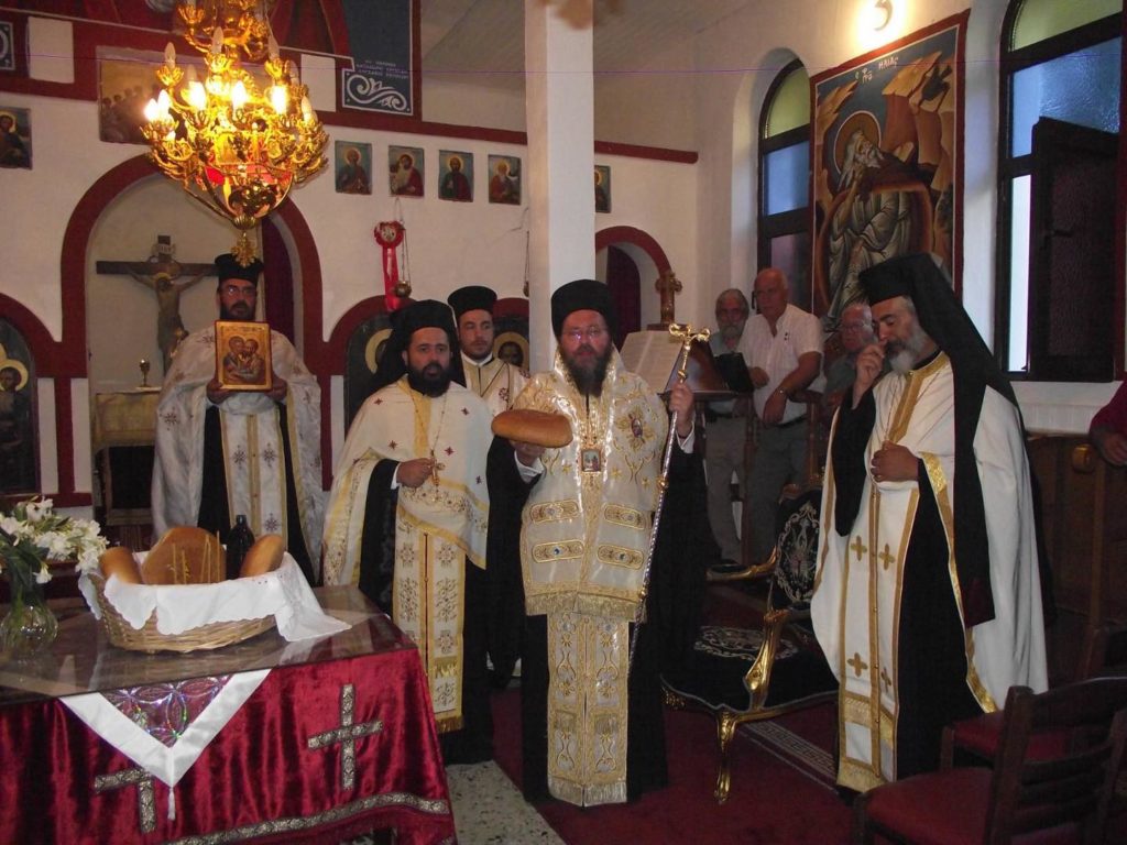 Ο Μητροπολίτης Κιλκισίου στον πανηγυρίζοντα Ιερό Ναό Αποστόλου Παύλου στη Γάβρα