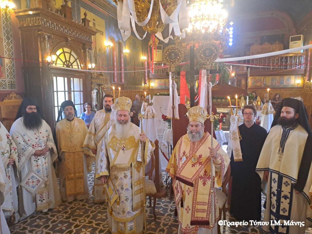 Ο Μητροπολίτης Μάνης στην Κεφαλονιά για την εορτή του Οσίου Παναγή Μπασιά