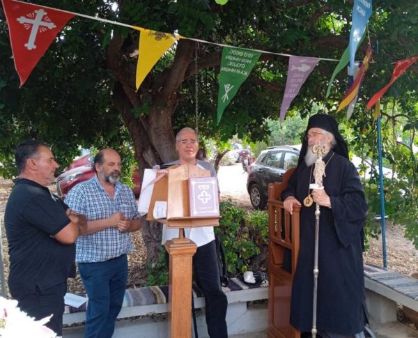 Ο Εσπερινός του Αγίου Αυγουστίνου στο Βαθύ της Καλύμνου