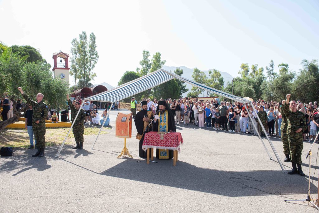 Ορκωμοσία Γ’ ΕΣΣΟ 2024 στο Στρατόπεδο της Καλαμάτας