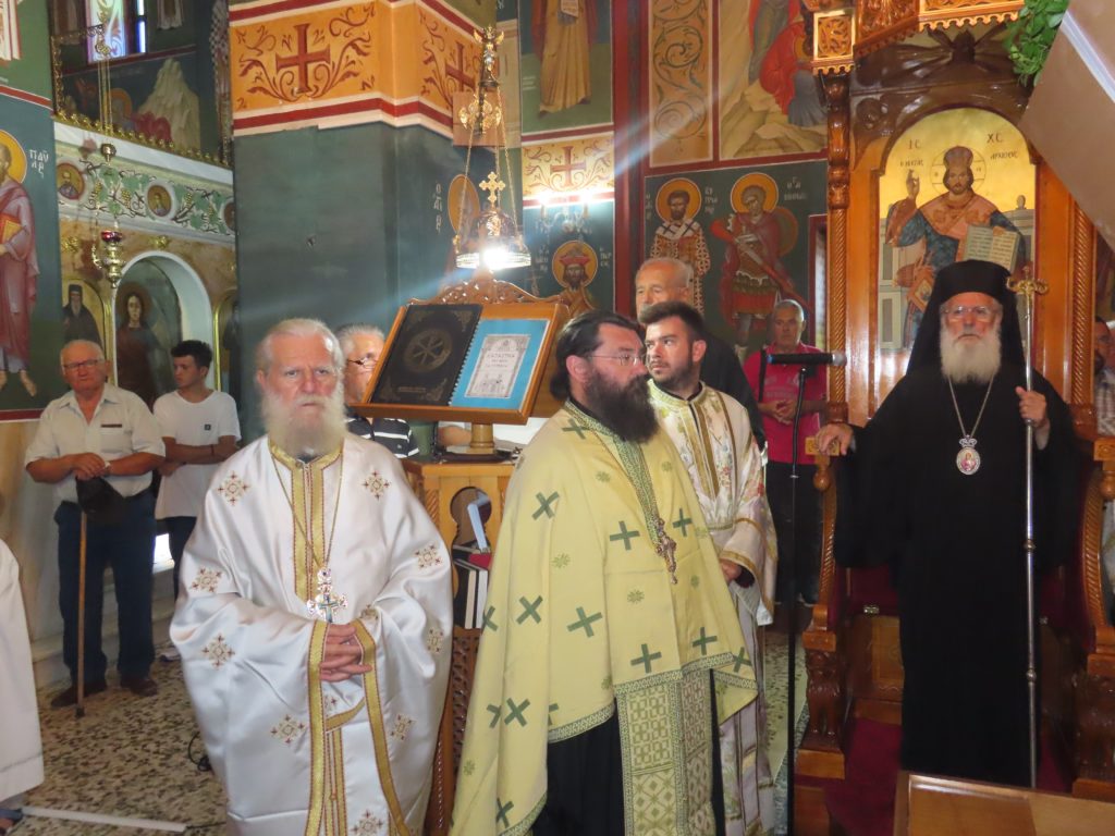 Πανηγυρικός Αρχιερατικός Εσπερινός στον Ιερό Ναό Απόστολου Παύλου Μενιδίου Αιτωλοακαρνανίας