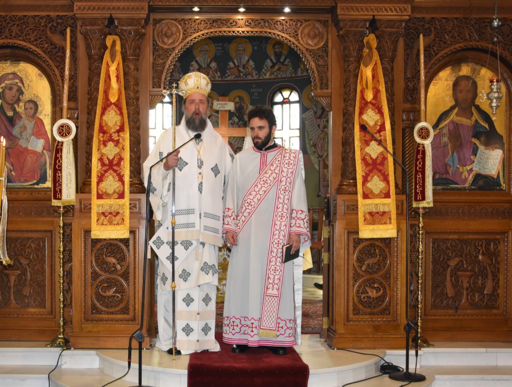 Ο Μητροπολίτης Θεσσαλονίκης Φιλόθεος στη Χαλκίδα – Χειροτονία Διακόνου