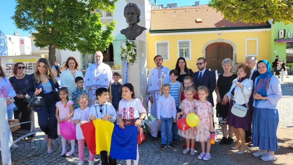 Mihai Eminescu a fost comemorat de românii stabiliți în Viena