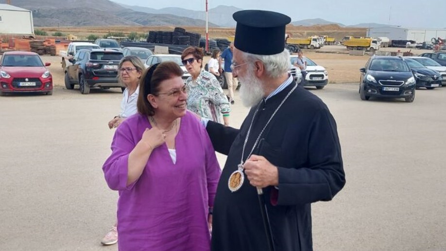 Συνάντηση Αρκαλοχωρίου Ανδρέα με την Υπουργό Πολιτισμού και τον Υφυπουργό Υποδομών και Μεταφορών