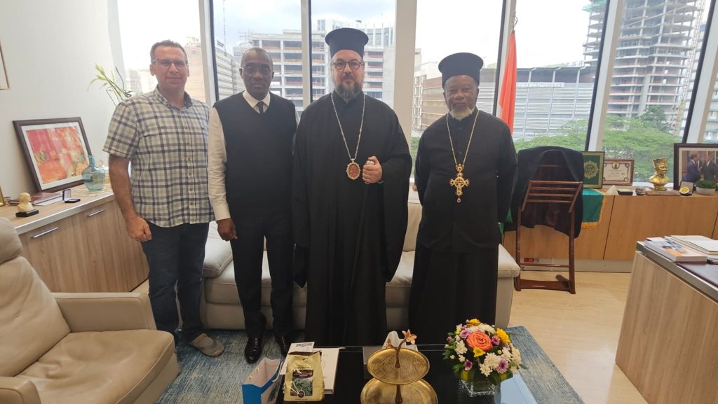 Με εκπρόσωπο του Προέδρου της Δημοκρατίας της Ακτής Ελεφαντοστού συναντήθηκε ο Μητροπολίτης Άκκρας