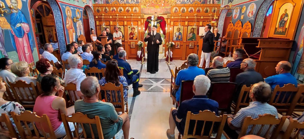 Ο Μητροπολίτης Αλεξανδρουπόλεως στη συνάντηση ενημέρωσης για μέτρα κατά της πυρκαγιάς