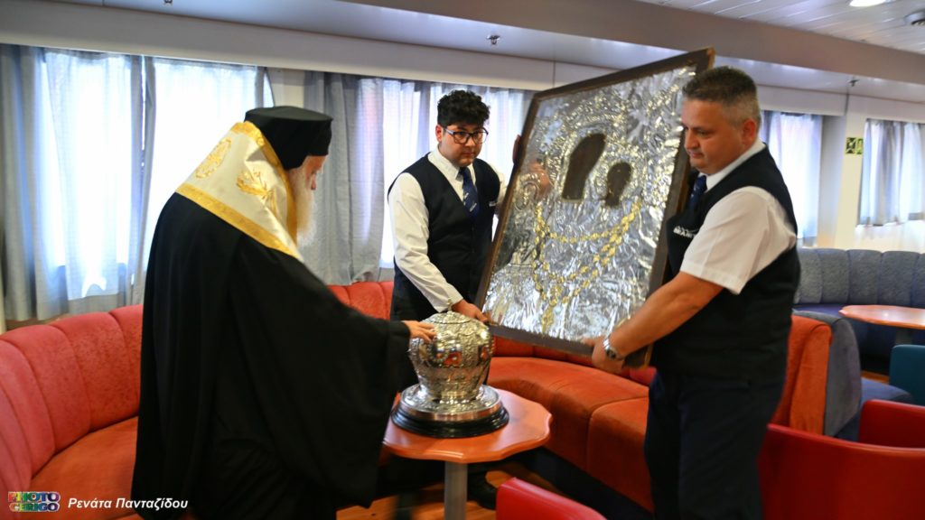 Ευλογία της Παναγίας Μυρτιδιώτισσας και του Οσίου Θεοδώρου εν πλώ